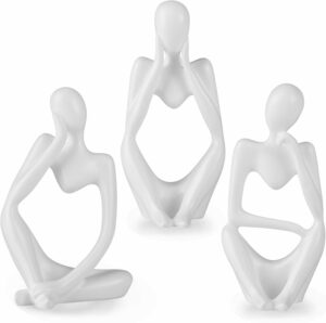 Abstract Meditative Thinker Statues Mindfulness-Inspired Decor for Modern Homes - Karigaari India Aesthetic Home Decor