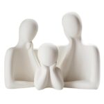 Abstract Family Figurines Resin - Elegant Home Gift - Karigaari India Aesthetic Home Decor