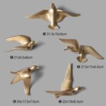 Gold Bird Wall Decor Set of 3 - Modern Home Accents - Karigaari India Aesthetic Home Decor