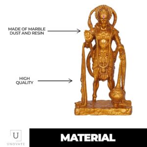 Divine Resin Hanuman Idol for Puja - Karigaari India Aesthetic Home Decor