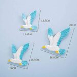 Mediterranean Style Bird Wall Art - Set of Three - Karigaari India Aesthetic Home Decor
