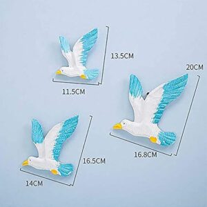 Mediterranean Style Bird Wall Art - Set of Three - Karigaari India Aesthetic Home Decor