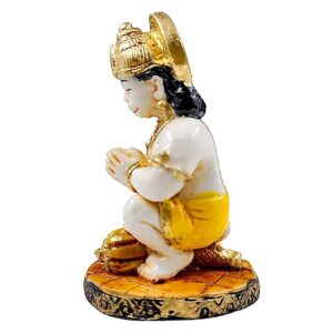 Blessing Baby Hanuman Idol for Decor - Karigaari India Aesthetic Home Decor