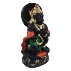 Black Hanuman Idol for Home Decor - Karigaari India Aesthetic Home Decor