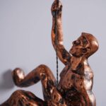 Dynamic Wall Climber Art Sculptures - Karigaari India Aesthetic Home Decor