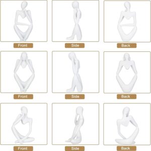 Abstract Meditative Thinker Statues Mindfulness-Inspired Decor for Modern Homes - Karigaari India Aesthetic Home Decor