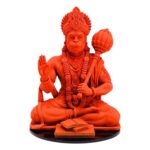 Resin Hanuman Idol Blessing Bajrangbali Statue - Karigaari India Aesthetic Home Decor