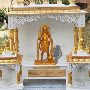 Divine Resin Hanuman Idol for Puja - Karigaari India Aesthetic Home Decor