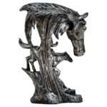 Metallic Horse Rider Figurine - Rustic Decor - Karigaari India Aesthetic Home Decor
