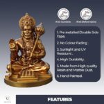 Hanuman Figurine for Car Dashboard Home - Karigaari India Aesthetic Home Decor