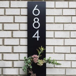Handcrafted Customized/Personilized Designer Verticle House Numbers - Karigaari India Aesthetic Home Decor
