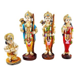 Ram Darbar Idol Set for Home Temple - Karigaari India Aesthetic Home Decor