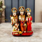 Divine Ram Darbar Resin Murti Set - Karigaari India Aesthetic Home Decor