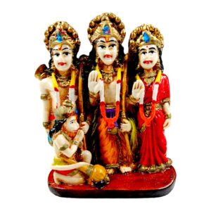 Divine Ram Darbar Resin Murti Set - Karigaari India Aesthetic Home Decor