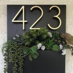 Handcrafted Customized/Personilized Square Shaped House Numbers - Acrylic + Wood - Karigaari India Aesthetic Home Decor
