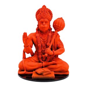 Resin Hanuman Idol Blessing Bajrangbali Statue - Karigaari India Aesthetic Home Decor