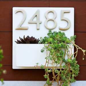 Custom Craftsmanship: Handmade Wooden House Number Board for Home decor - Karigaari India Aesthetic Home Decor