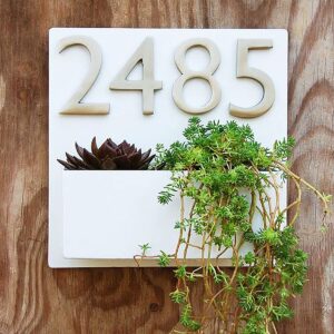 Custom Craftsmanship: Handmade Wooden House Number Board for Home decor - Karigaari India Aesthetic Home Decor
