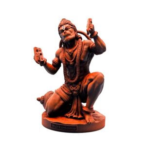 Hanuman Resin Idol - Bajrangbali Statue - Karigaari India Aesthetic Home Decor