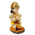 Blessing Baby Hanuman Idol for Decor - Karigaari India Aesthetic Home Decor