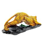 Karigaari Tiger Sculpture - Wildlife Home Accent - Karigaari India Aesthetic Home Decor
