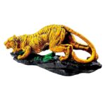 Karigaari Tiger Sculpture - Wildlife Home Accent - Karigaari India Aesthetic Home Decor