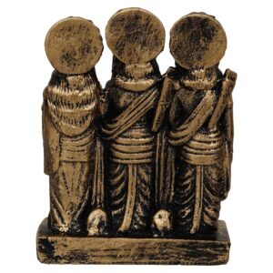 Mini Bronze Ram Darbar Idol Set - Karigaari India Aesthetic Home Decor