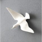White Dove Wall Decor  - Minimalist Flying Bird Set - Karigaari India Aesthetic Home Decor