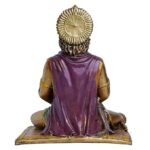 Meditating Hanuman Resin Idol- Serene - Karigaari India Aesthetic Home Decor