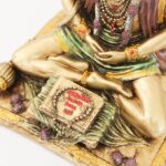 Meditating Hanuman Resin Idol- Serene - Karigaari India Aesthetic Home Decor