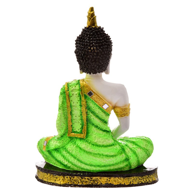 Artistic Artisan Ployresin Lord Buddha Meditating Figurine Light Green Colour Display Piece Home Decor Office Home Decor Spiritual Gift Home Decoration 5 Handcrafted Ployresin Lord Buddha Meditating Statue Light Green Colour Showpiece Home Decor/Office Decor/Spiritual Gift - Karigaari India Aesthetic Home Decor