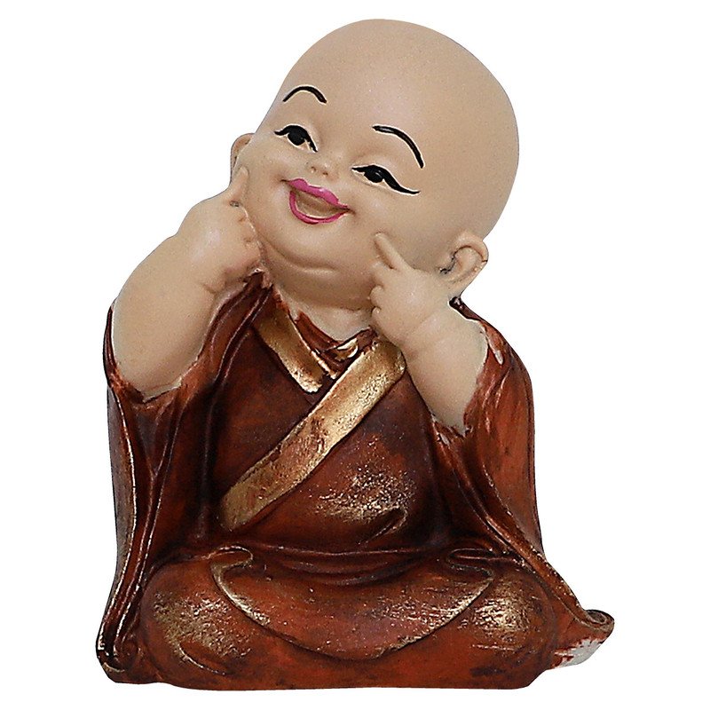 Artistic Artisan Ployresin Lord Buddha Sitting With Putting Fingers On Chicks Idol Decor Piece Home Decoration Office Decor Spiritual Gift Shiny Brown Home Decor Accent 3 Handcrafted Ployresin Lord Buddha Sitting With Putting Fingers On Chicks Statue Showpiece Home Decor/Office Decor/Spiritual Gift, Shiny Brown - Karigaari India Aesthetic Home Decor