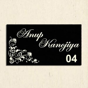 Custom Stylish Name Plate for House Beautiful Durable Wooden - Karigaari India Aesthetic Home Decor