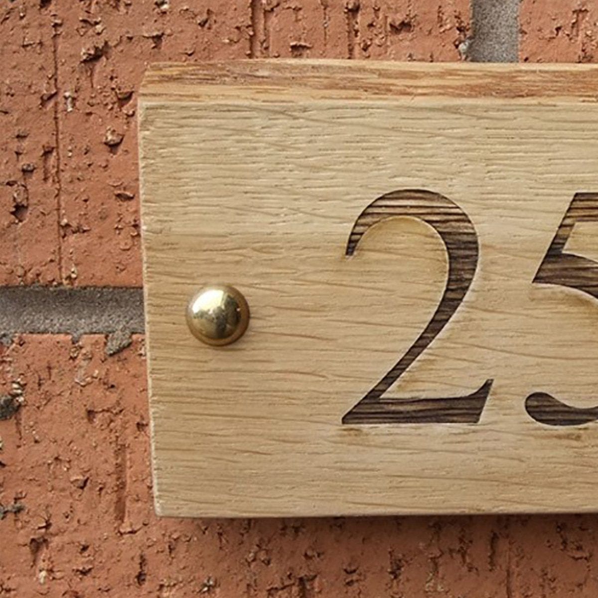 Artistic Lovely Trendy Timber Number Sign For Home Bespoke Robust Modern Ornament 4 Beautiful Stylish Wooden Number Plate for Home Personalized Sturdy - Karigaari India Aesthetic Home Decor