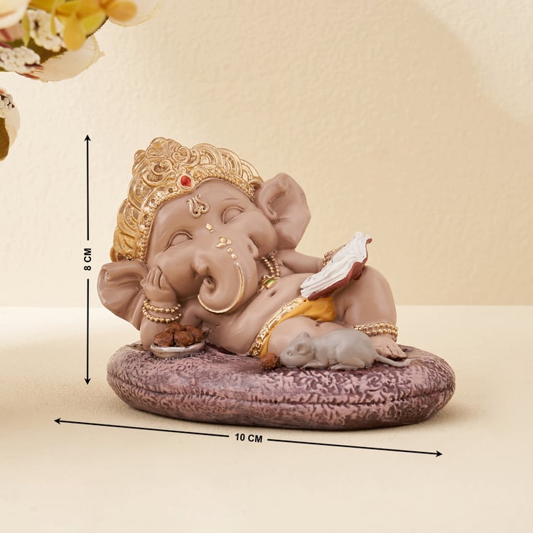 Artistic Stylish Learning Ganesha Set Home Office Gift Decorative Piece 3 Learning Ganesha Set - Home Office Gift - Karigaari India Aesthetic Home Decor