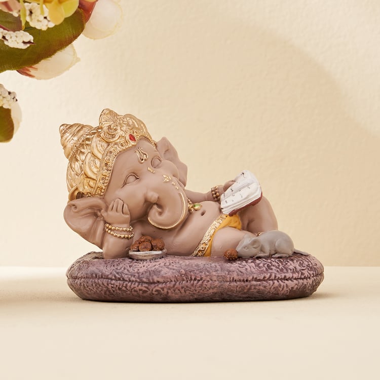 Artistic Stylish Learning Ganesha Set Home Office Gift Decorative Piece 4 Learning Ganesha Set - Home Office Gift - Karigaari India Aesthetic Home Decor