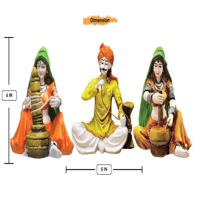 Artistic Stylish Traditions Of Rajasthani Man With Hukka Lady With Chaas Mirchi Home Decoration 5 Traditions of Rajasthani : Man with Hukka & Lady with Chaas & Mirchi - Karigaari India Aesthetic Home Decor
