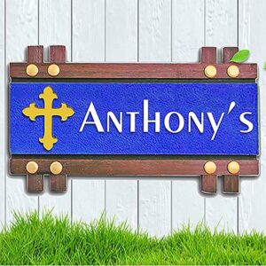 Custom Durable Wooden Name Plate for House Stylish Personalized - Karigaari India Aesthetic Home Decor