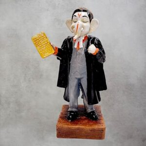 Lawyer Ganpati Bappa Figurine - Unique Gift - Karigaari India Aesthetic Home Decor