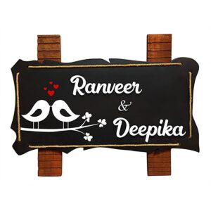 Durable Stylish Wooden Name Plate for Office Home Beautiful Personalized - Karigaari India Aesthetic Home Decor