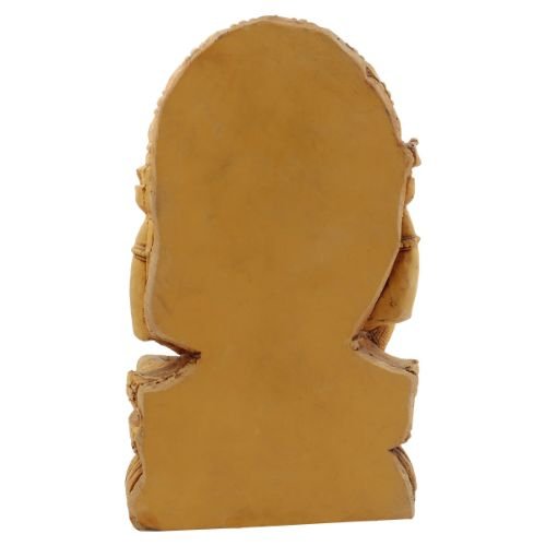 Chic Lord Ganesha Sitting On Sihashan Brown Color Statue For Home Decoration Modern Ornament 6 Lord Ganesha Sitting On Sihashan Brown Color Idol for Home Decor - Karigaari India Aesthetic Home Decor
