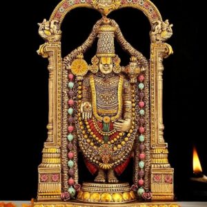 Lord Venkateshwara Resin Statue - Balaji Idol - Karigaari India Aesthetic Home Decor
