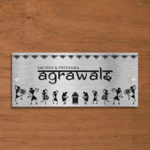 Beautiful Personalized Acrylic Name Plate for Office Home Durable - Karigaari India Aesthetic Home Decor