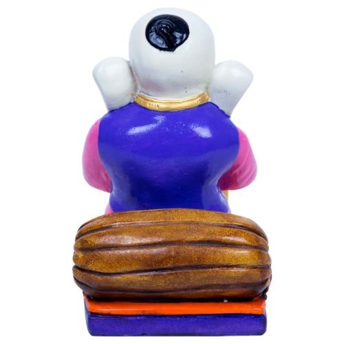 Unique Design Little Lord Ganesha Sitting & Reading Book Multicolor Best Item for Home Decor - Karigaari India Aesthetic Home Decor