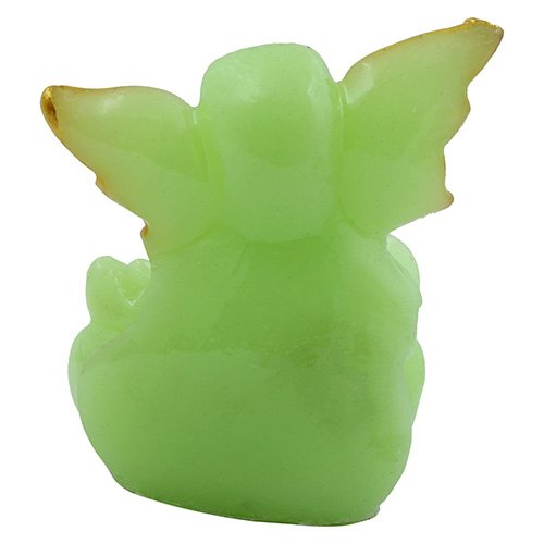 Small Unique Lord Ganesha Sitting Idol Green Color And Golden Ornaments Best for Home Decor - Karigaari India Aesthetic Home Decor