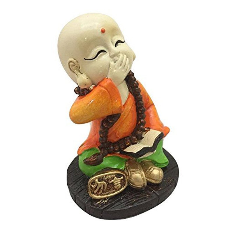Elegant Artisan Ployresin Sitting With Putting Artisan On Mouth Lord Buddha Statues Display Piece Home Decor Office Home Decor Spiritual Gift Multicolour Premium Home Decor 3 Handcrafted Ployresin Sitting With Putting Hand On Mouth Lord Buddha Statues Showpiece Home Decor/Office Decor/Spiritual Gift, Multicolour - Karigaari India Aesthetic Home Decor