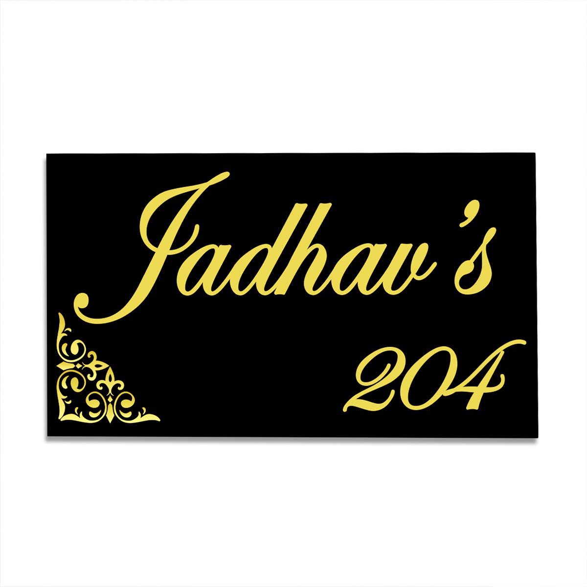 Elegant Bespoke Timber Custom Sign For Home Decoration Bungalow Entrance Water Proof 3 Personalized Wooden Name Plate for Home Decor Bungalow Entrance (Water Proof) - Karigaari India Aesthetic Home Decor