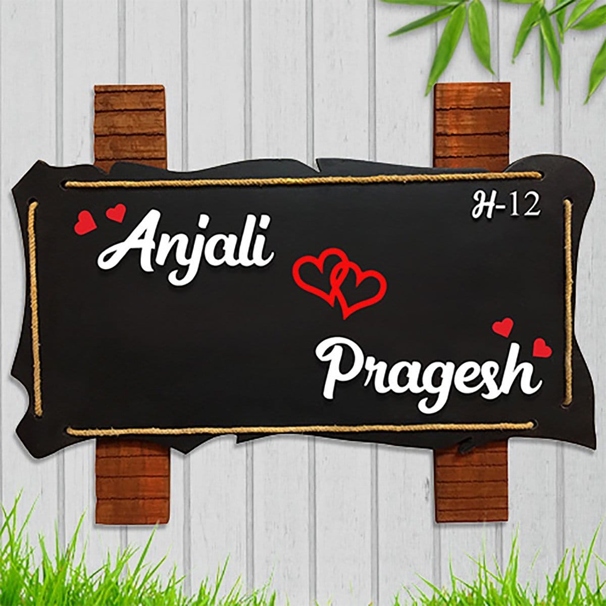 Elegant Custom Robust Timber Custom Sign For House Bespoke Lovely Decorative Piece 3 Custom Sturdy Wooden Name Plate for House Personalized Beautiful - Karigaari India Aesthetic Home Decor