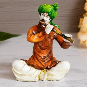 Folk Musician Figurine Home Decor - India - Karigaari India Aesthetic Home Decor