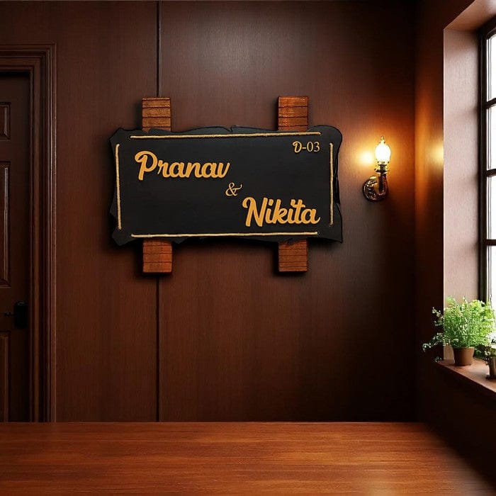 Elegant Long Lasting Bespoke Timber Custom Sign For House Lovely Custom Black Home Decor Accent 2